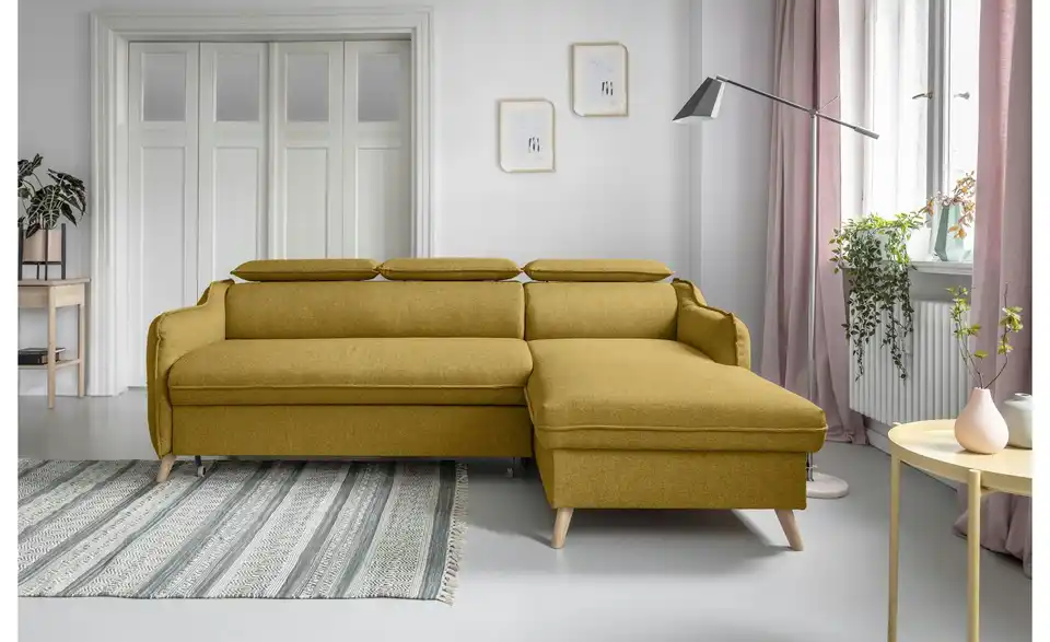 Miuform Ecksofa Sweet Harmony mit Schlaffunktion, in Wohnsituation