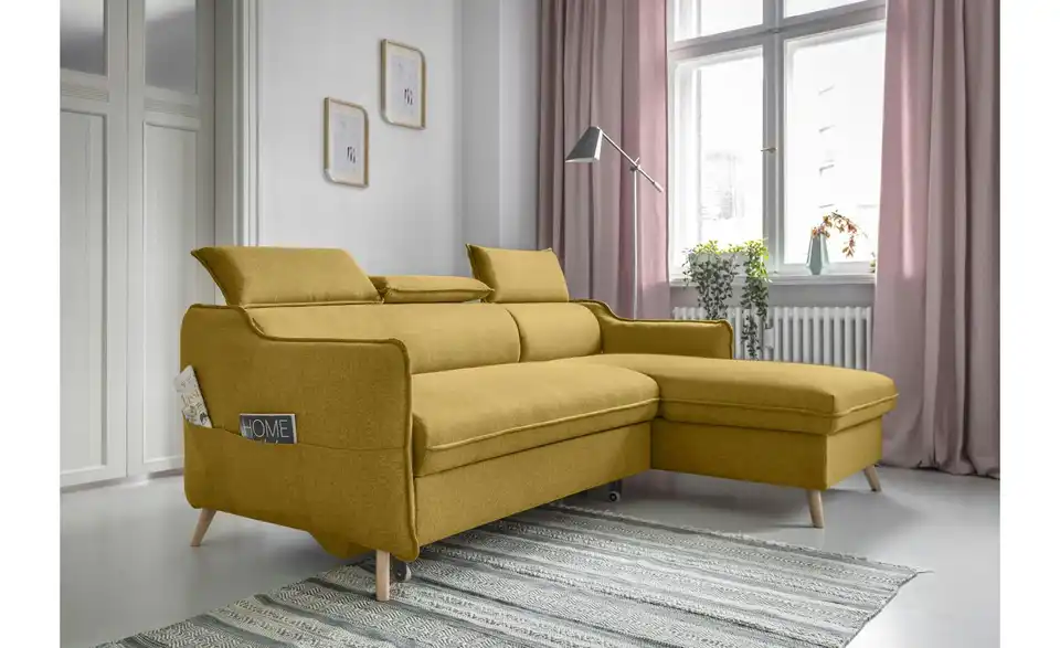 Miuform Ecksofa Sweet Harmony mit Schlaffunktion, in Wohnsituation