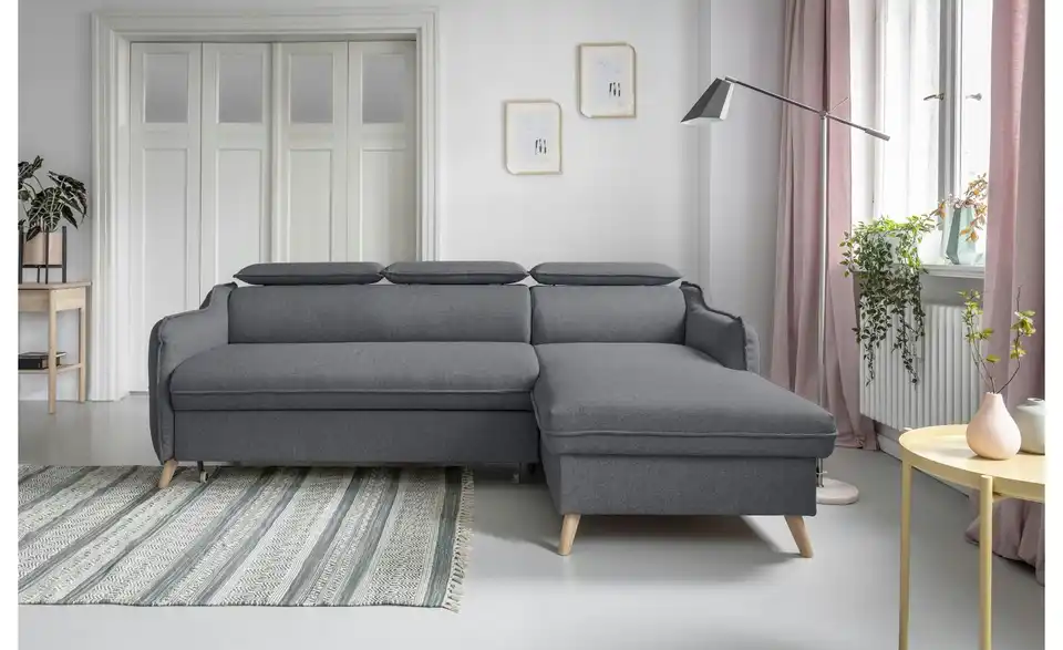 Miuform Ecksofa Sweet Harmony mit Schlaffunktion, in Wohnsituation