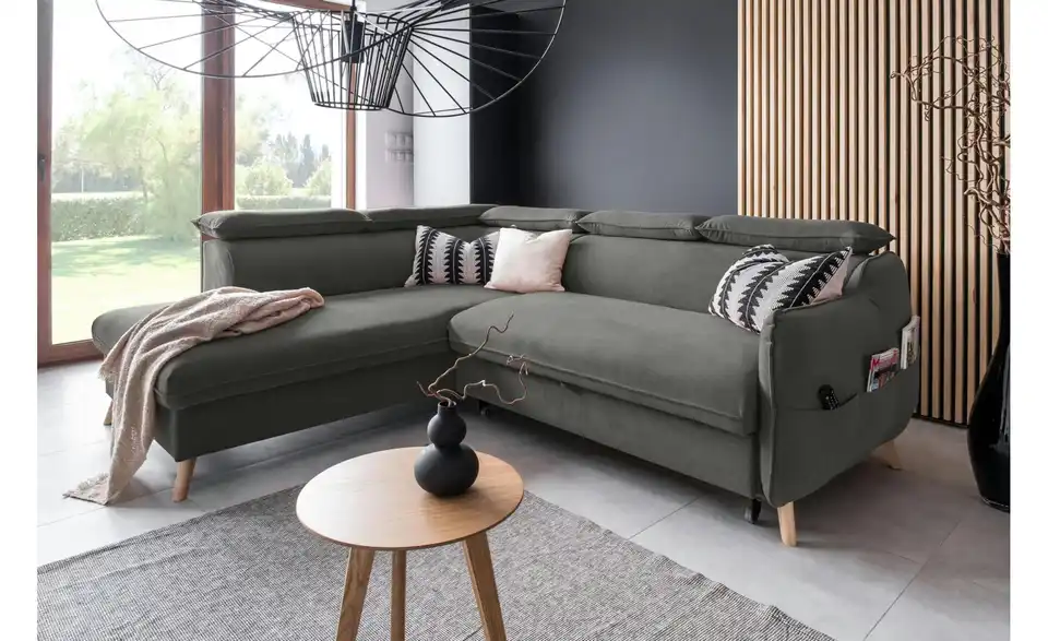 Miuform Ecksofa Sweet Harmony mit Schlaffunktion, in Wohnsituation
