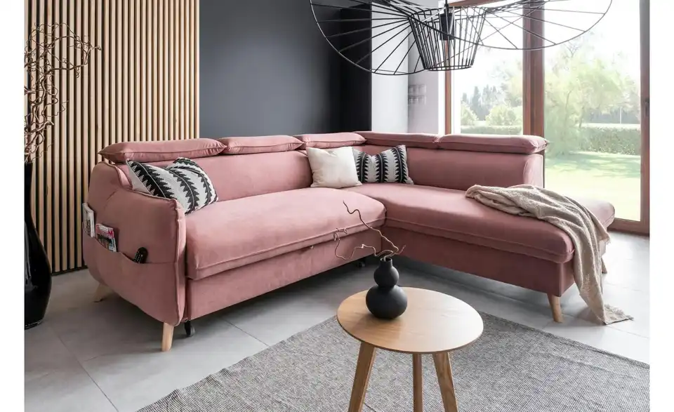 Miuform Ecksofa Sweet Harmony mit Schlaffunktion, in Wohnsituation