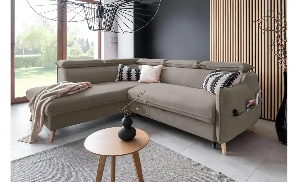 Miuform Ecksofa Sweet Harmony mit Schlaffunktion, in Wohnsituation