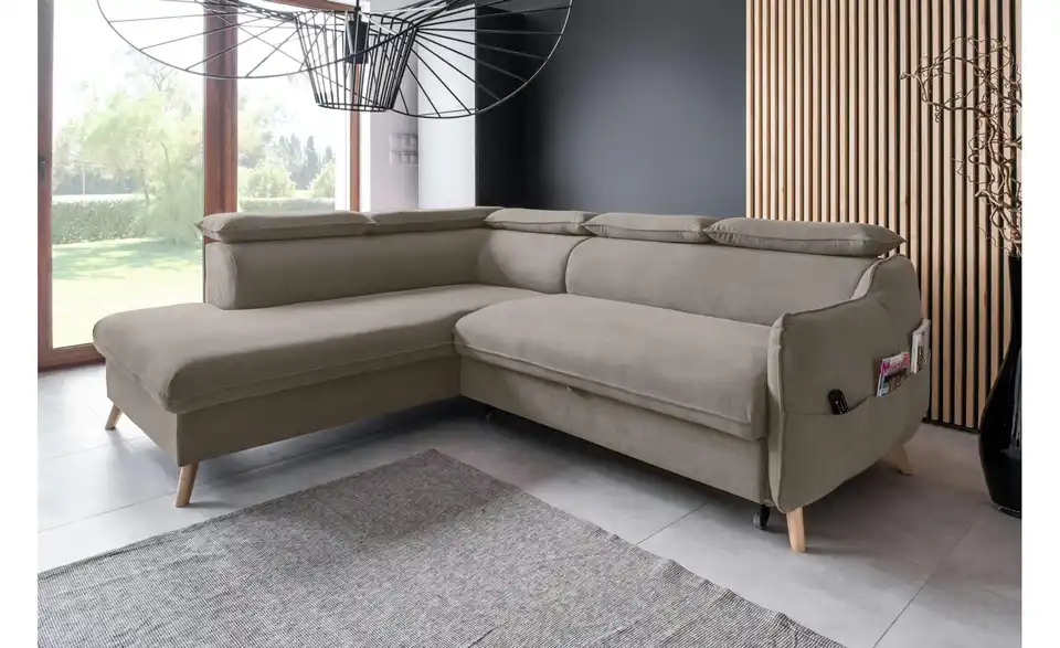 Miuform Ecksofa Sweet Harmony mit Schlaffunktion, in Wohnsituation