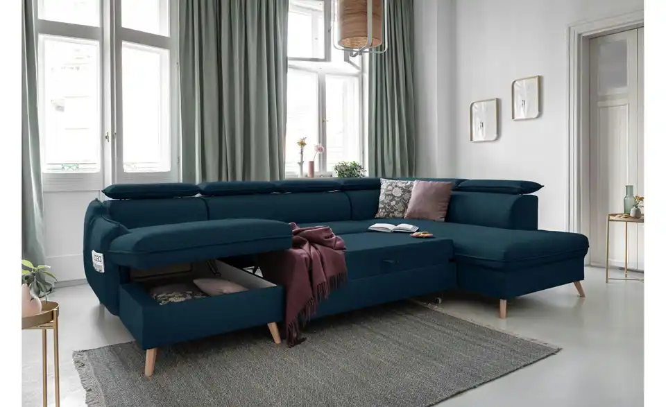 Miuform Wohnlandschaft Sweet Harmony mit Schlaffunktion, Funktionsansicht