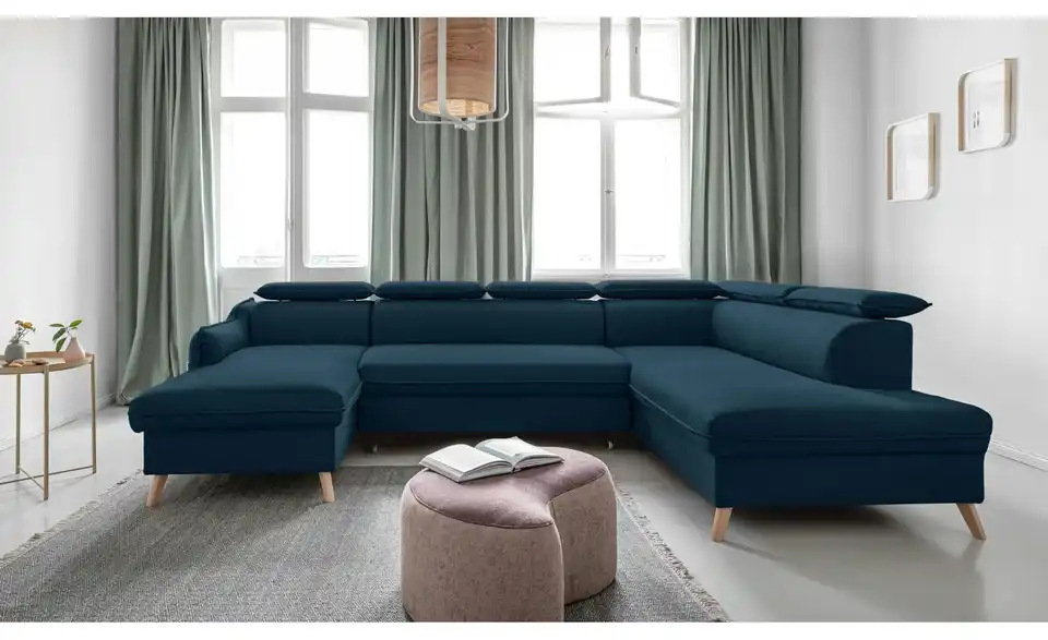 Miuform Wohnlandschaft Sweet Harmony mit Schlaffunktion, in Wohnsituation