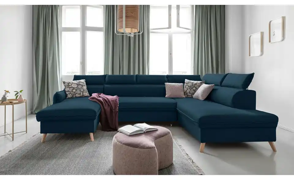 Miuform Wohnlandschaft Sweet Harmony mit Schlaffunktion, in Wohnsituation