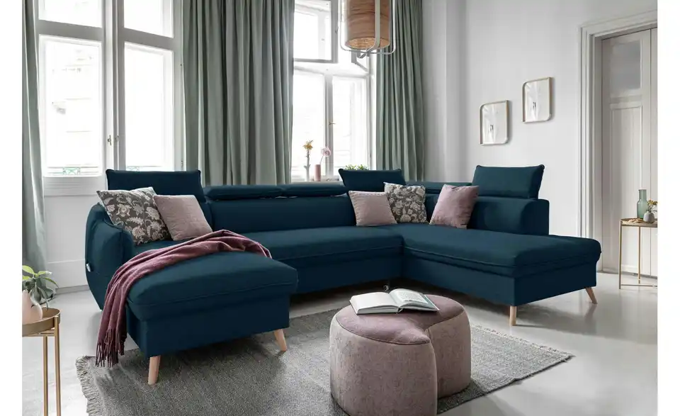 Miuform Wohnlandschaft Sweet Harmony mit Schlaffunktion, in Wohnsituation