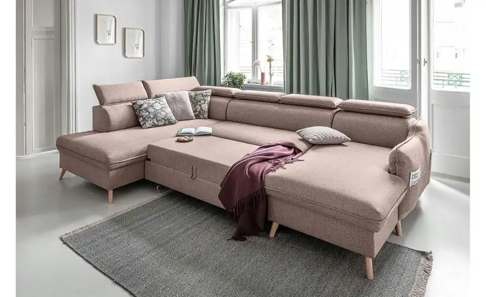 Miuform Wohnlandschaft Sweet Harmony mit Schlaffunktion, Funktionsansicht