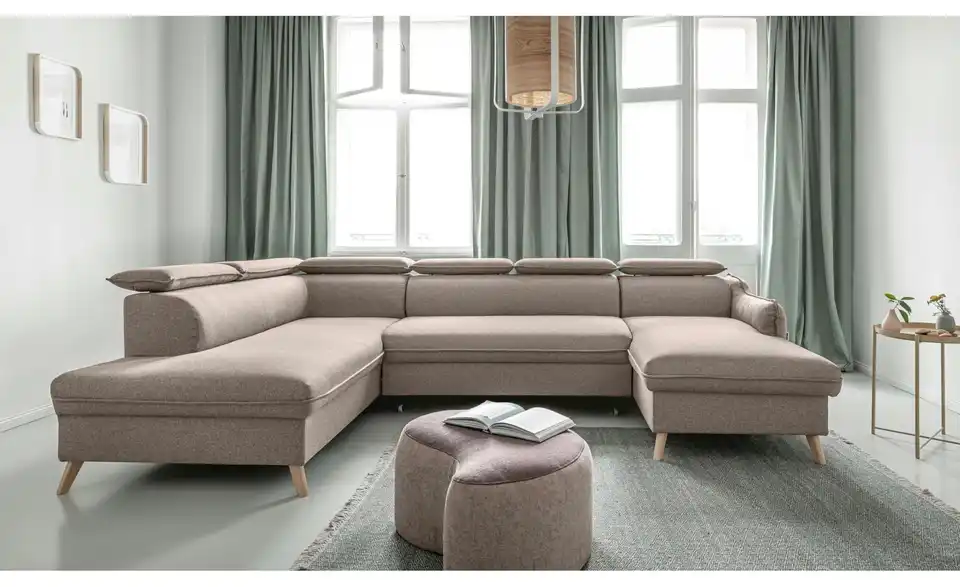 Miuform Wohnlandschaft Sweet Harmony mit Schlaffunktion, in Wohnsituation