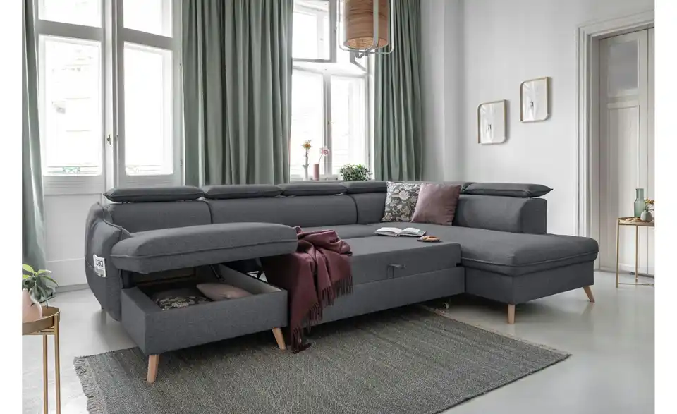 Miuform Wohnlandschaft Sweet Harmony mit Schlaffunktion, Funktionsansicht