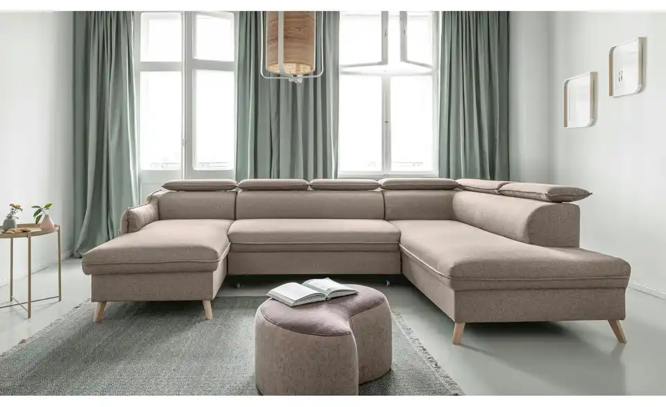 Miuform Wohnlandschaft Sweet Harmony mit Schlaffunktion, in Wohnsituation