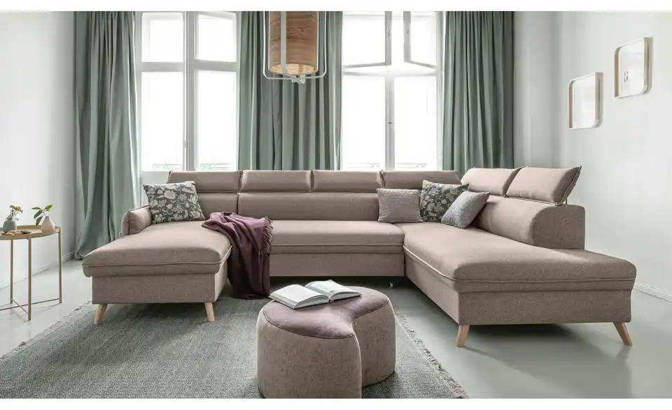 Miuform Wohnlandschaft Sweet Harmony mit Schlaffunktion, in Wohnsituation