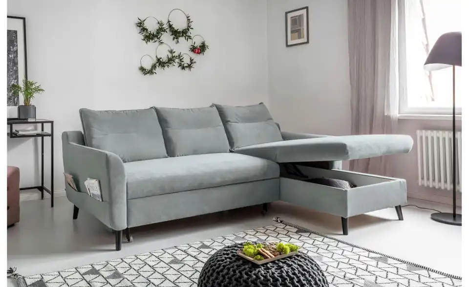 Miuform Ecksofa Stylish Stan mit Schlaffunktion, Detailansicht