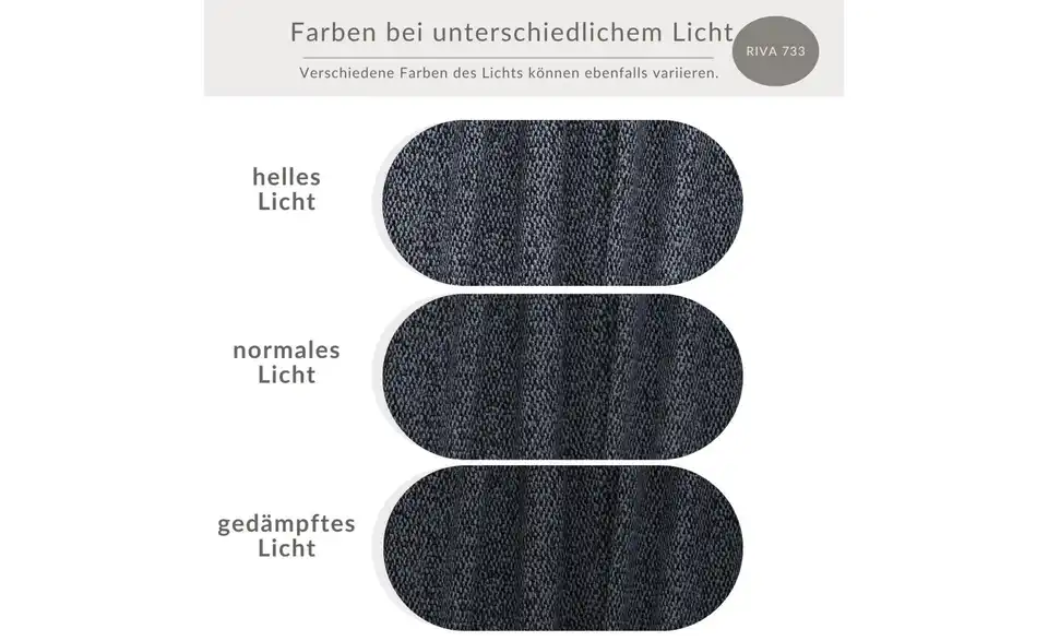 Ecksofa Numba, Bild mit Text