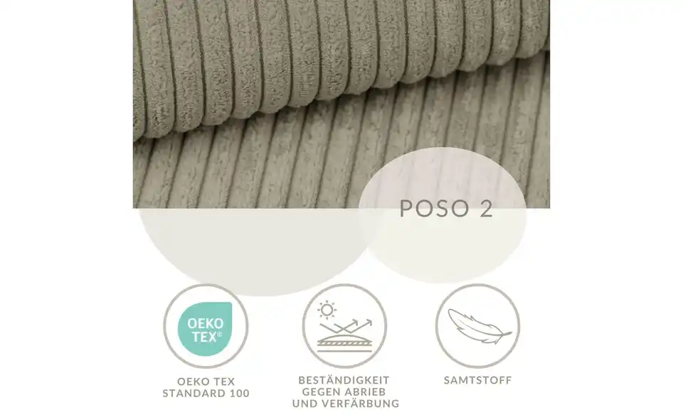 Ecksofa Maze, Bild mit Text