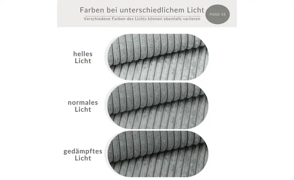 Ecksofa Conrad, Bild mit Text