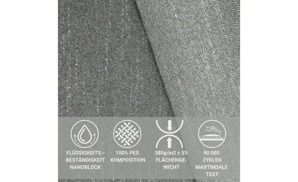 Ecksofa Maze, Bild mit Text