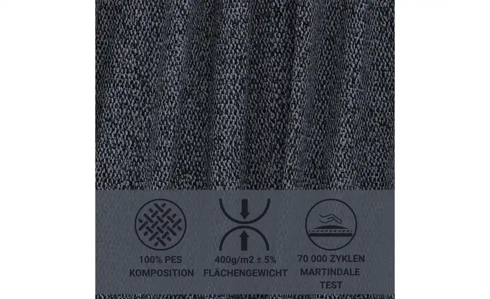 Ecksofa Numba, Bild mit Text