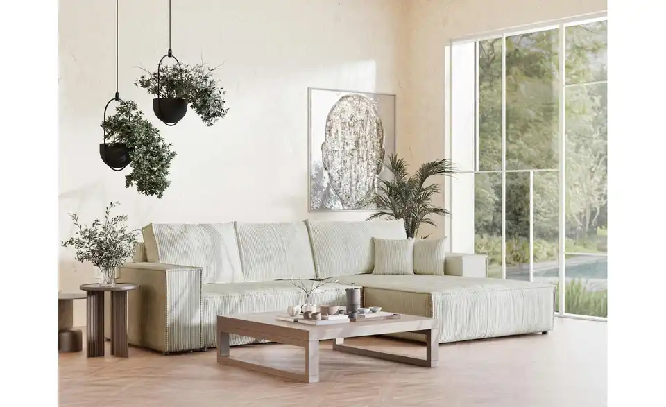 Ecksofa Maze, in Wohnsituation