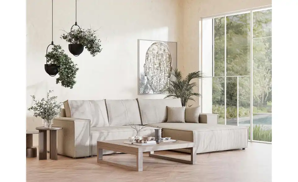 Ecksofa Maze, in Wohnsituation