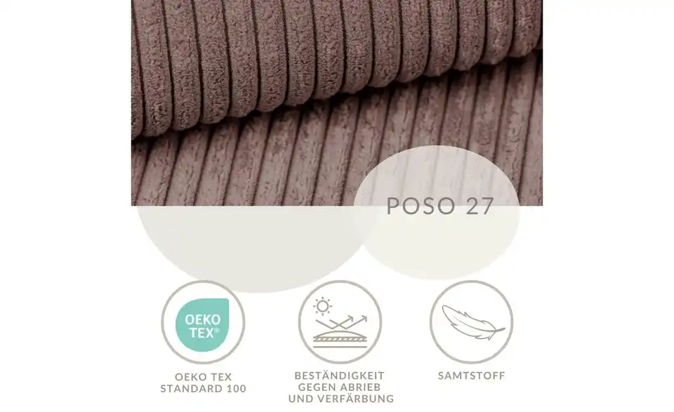 Ecksofa Maze, Bild mit Text