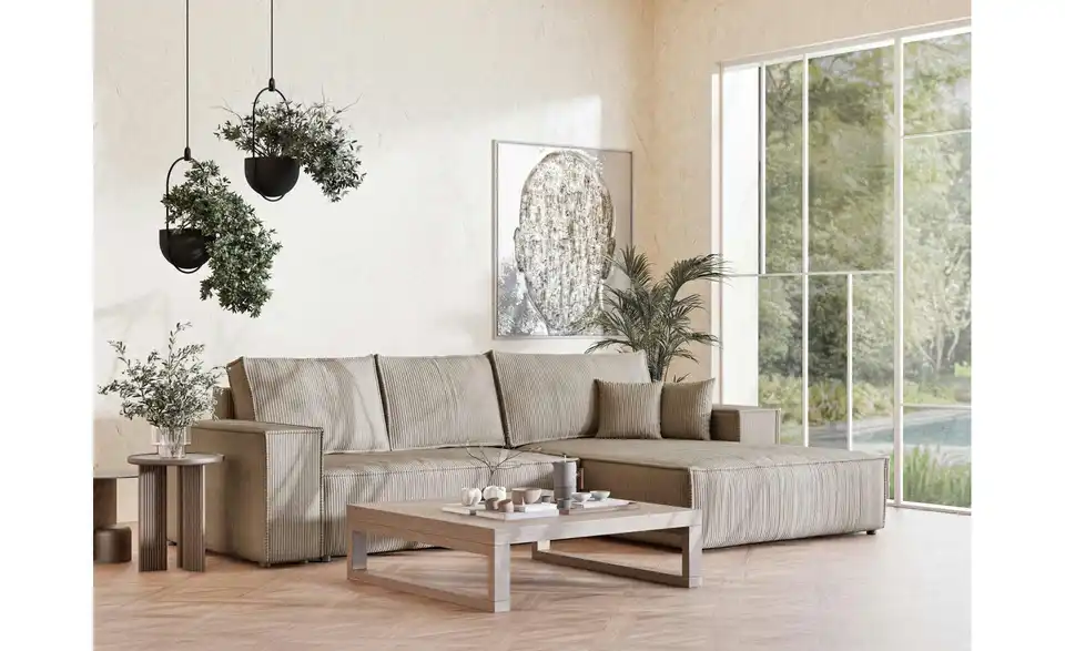 Ecksofa Maze, in Wohnsituation