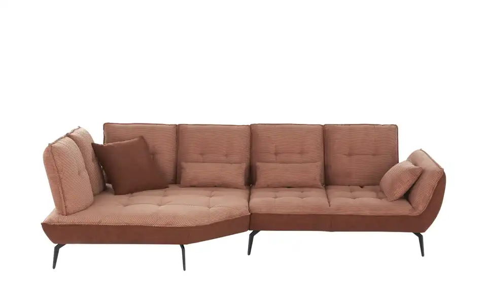 vito Ecksofa Ticona mit Sitztiefenverstellung, Frontansicht