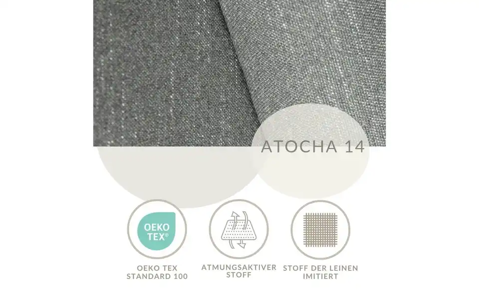 Ecksofa Numba, Bild mit Text