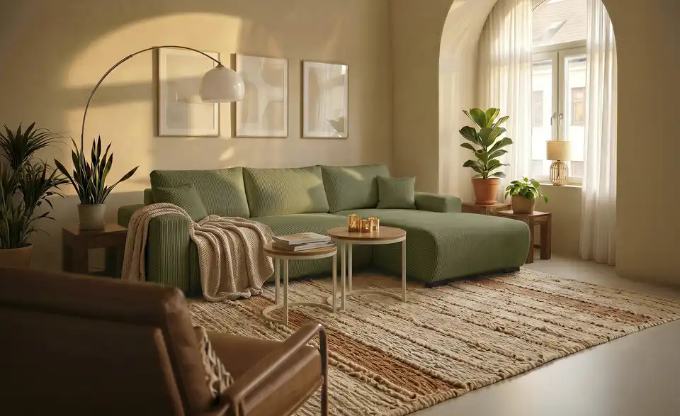 smart Ecksofa Nelly, in Wohnsituation