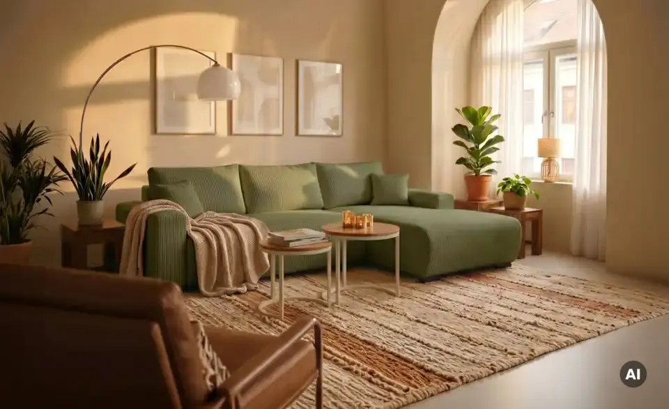 smart Ecksofa Nelly mit Schlaffunktion, in Wohnsituation