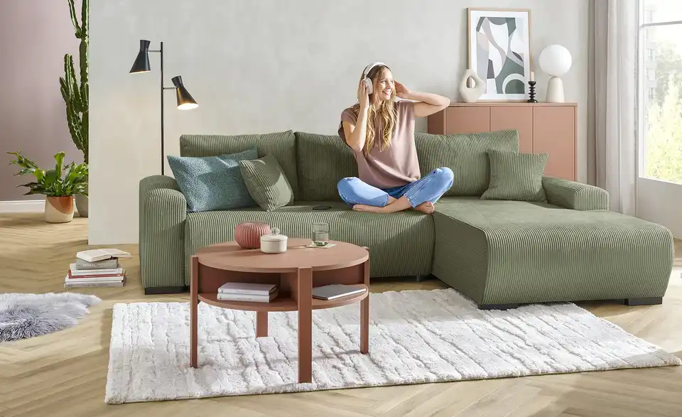 smart Ecksofa Nelly mit Schlaffunktion, in Wohnsituation
