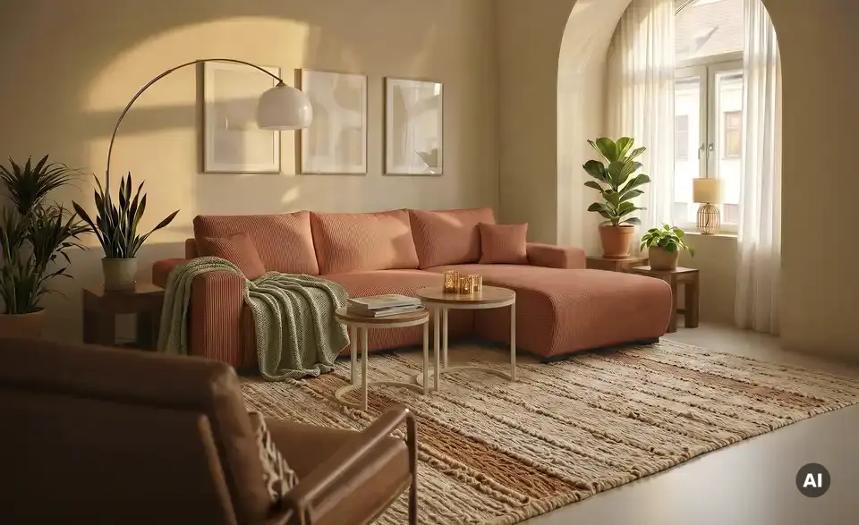 smart Ecksofa Nelly mit Schlaffunktion, in Wohnsituation