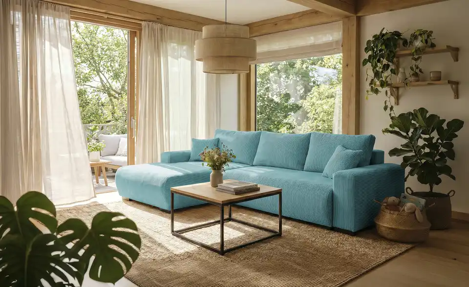 smart Ecksofa Nelly, in Wohnsituation