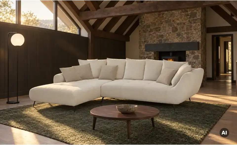 bobb Ecksofa Bellani III, in Wohnsituation