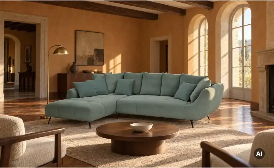 bobb Ecksofa Bellani III, in Wohnsituation