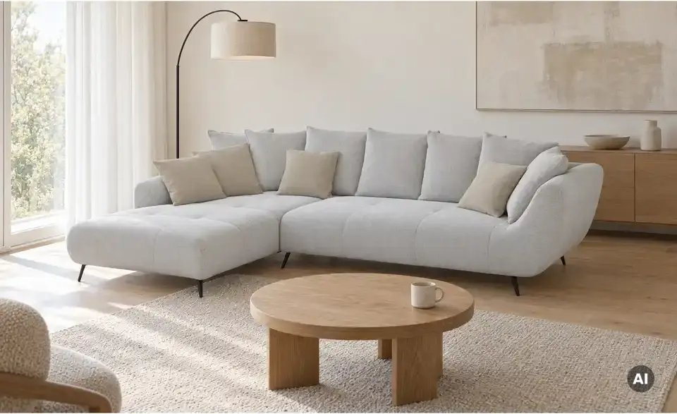 bobb Ecksofa Bellani III, in Wohnsituation