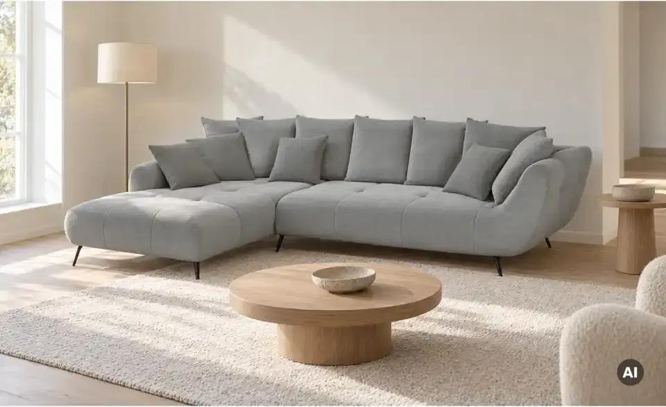 bobb Ecksofa Bellani III, in Wohnsituation