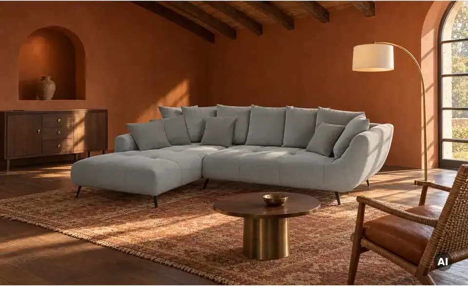 bobb Ecksofa Bellani III, in Wohnsituation