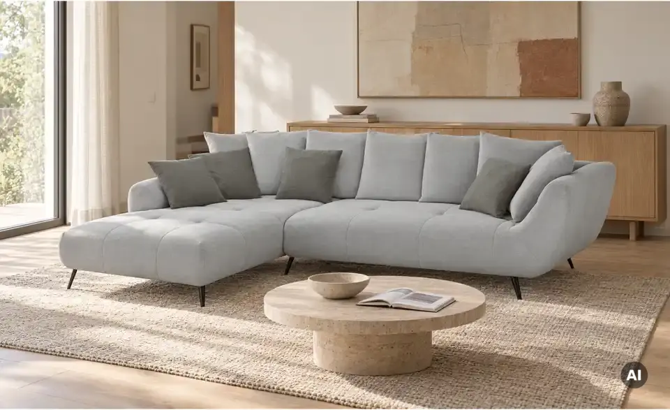 bobb Ecksofa Bellani III, in Wohnsituation