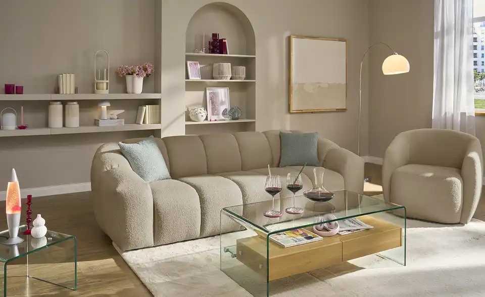 SOHO Big Sofa Carmelie, in Wohnsituation