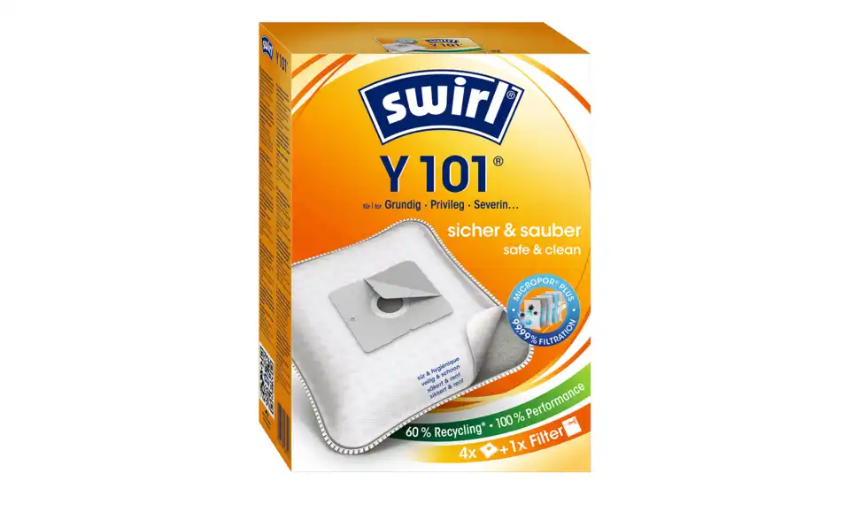 SWIRL Y 101 MicroPor PLUS AirSpace Staubbeutel