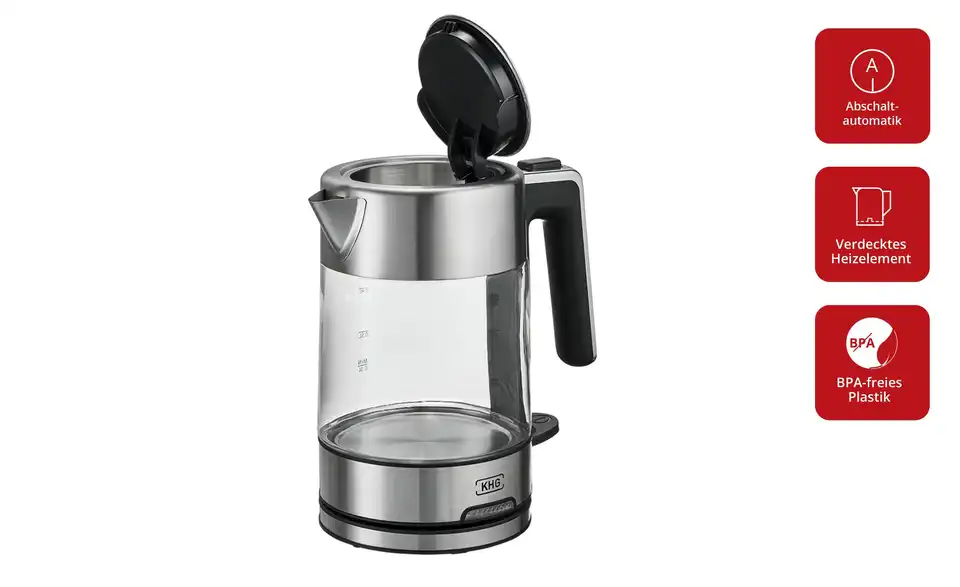 KHG Wasserkocher WK-106 GE, in Wohnsituation