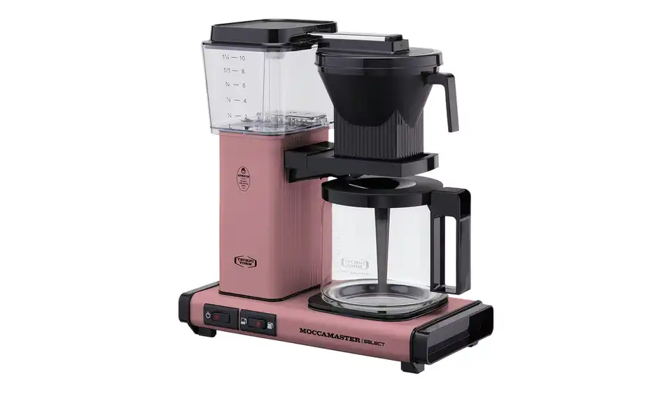 Select Kaffeautomat Pink Schwarz | KBG Moccamaster Pink /