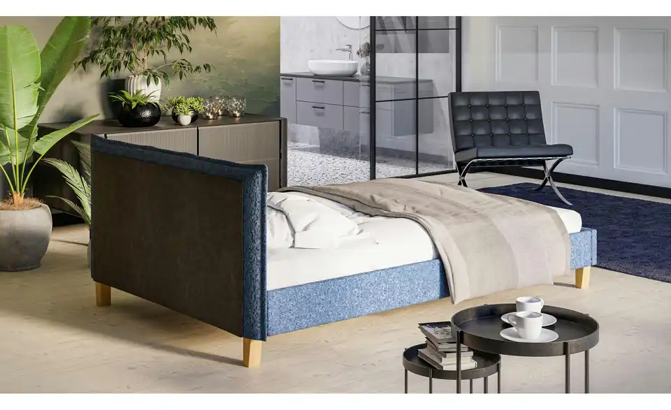 S-STYLE Polsterbett Gabriella, Rückansicht