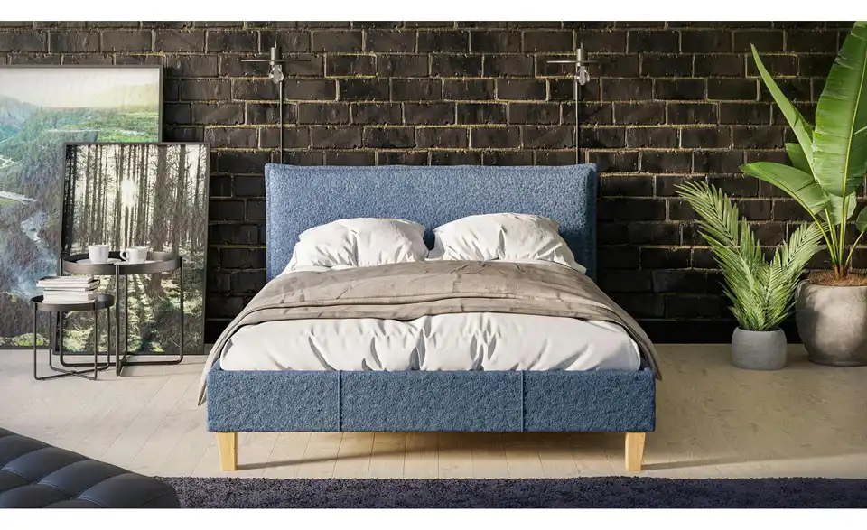 S-STYLE Polsterbett Gabriella, in Wohnsituation