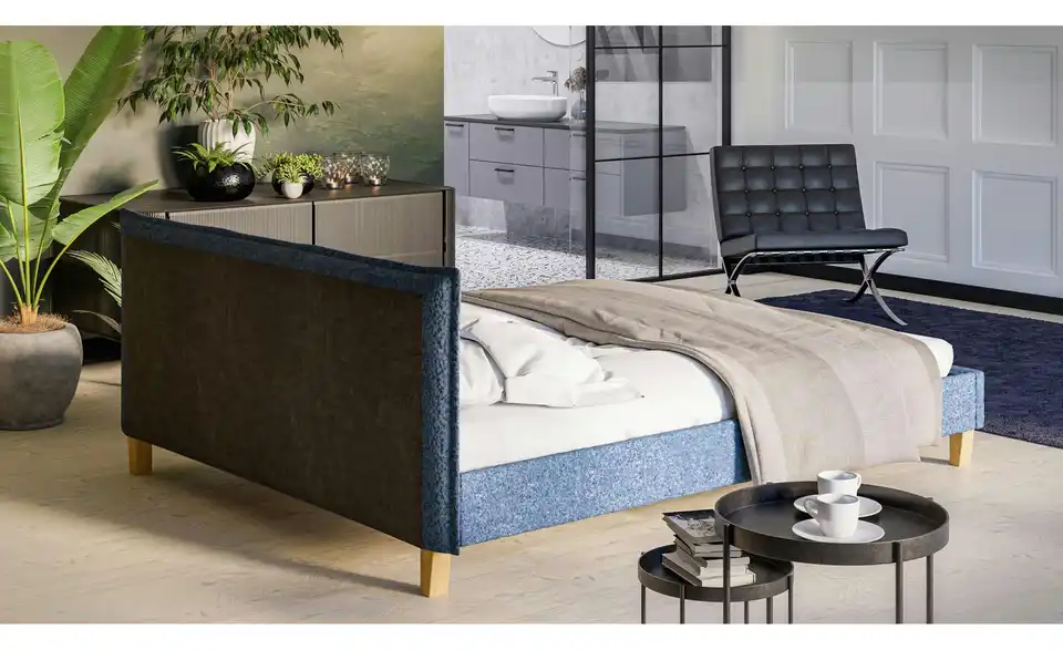 S-STYLE Polsterbett Gabriella, Rückansicht