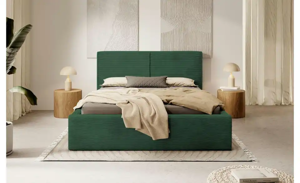 Selsey Polsterbett Farese mit Bettkasten, in Wohnsituation