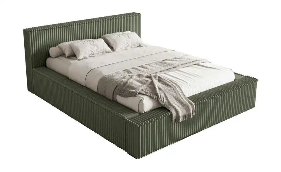 Selsey Polsterbett BK 140x200 Khaki Affolio mit Bettkasten, Ergänzung