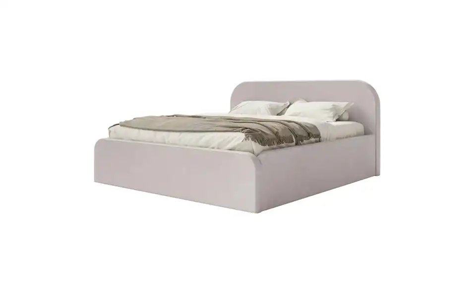 Selsey Polsterbett BK 180x200 Greige Umike, Perspektive