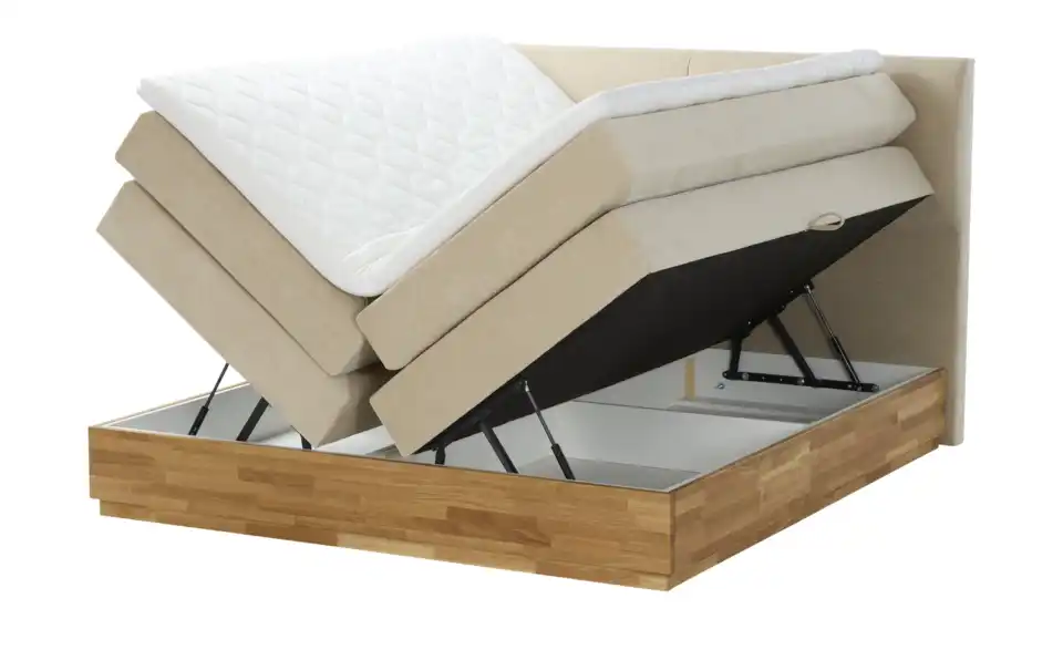 Boxspringbett Beam inklusive Bettkasten, Funktionsansicht